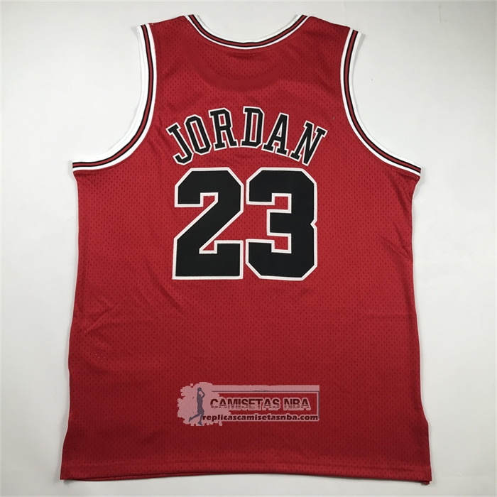 Camiseta Chicago Bulls Michael Jordan NO 23 Autentico 1997-98 Rojo